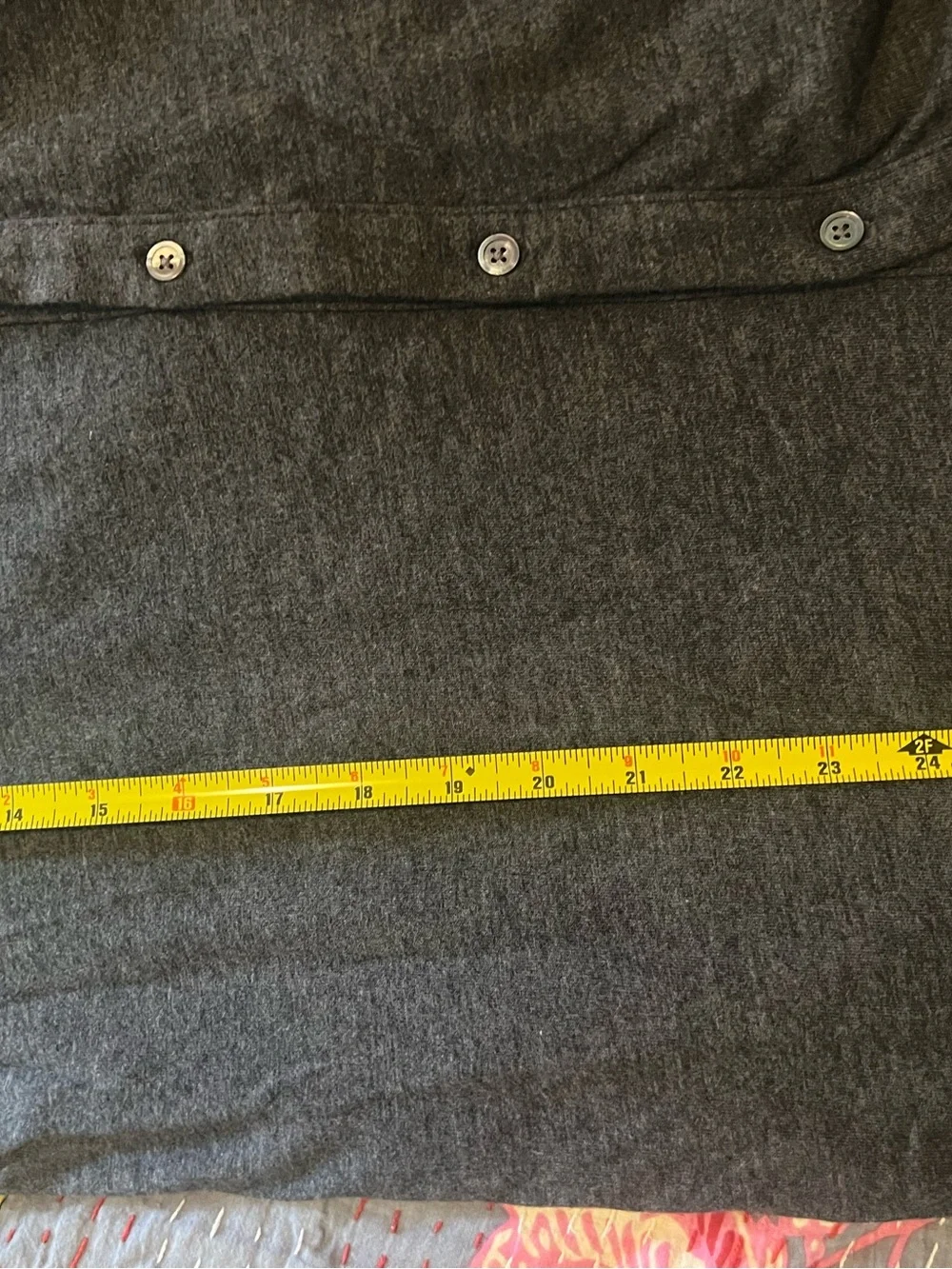 🍂Banana Republic Men's Long Sleeve Gray Knit Button-Up Shirt Sz L🍂